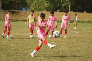 U15 Hồng Lĩnh Hà Tĩnh bổ sung 4 cầu thủ tranh tài Giải Bóng đá U15 Quốc gia