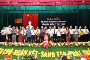 Hội Doanh nghiệp huyện Vũ Quang bầu 17 ủy viên BCH nhiệm kỳ 2022 - 2027