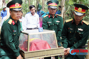 Cất bốc hài cốt liệt sỹ hy sinh trong chiến tranh chống Mỹ