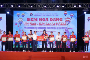 Hà Tĩnh vinh danh các vận động viên, huấn luyện viên đạt thành tích cao tại SEA Games 31