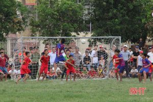 Cổ Đạm vô địch Giải bóng đá thiếu niên huyện Nghi Xuân