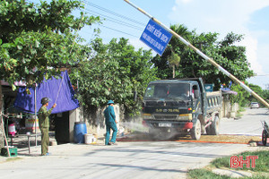 "Chống dịch như chống giặc", Lộc Hà triển khai các biện pháp cấp bách