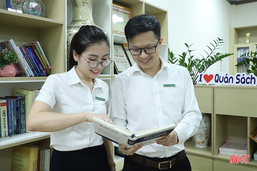 BIDV Hà Tĩnh xây dựng “Quán sách BIDV” với mục tiêu nâng tầm văn hóa đọc cho người lao động. bqbht_br_054.jpg
