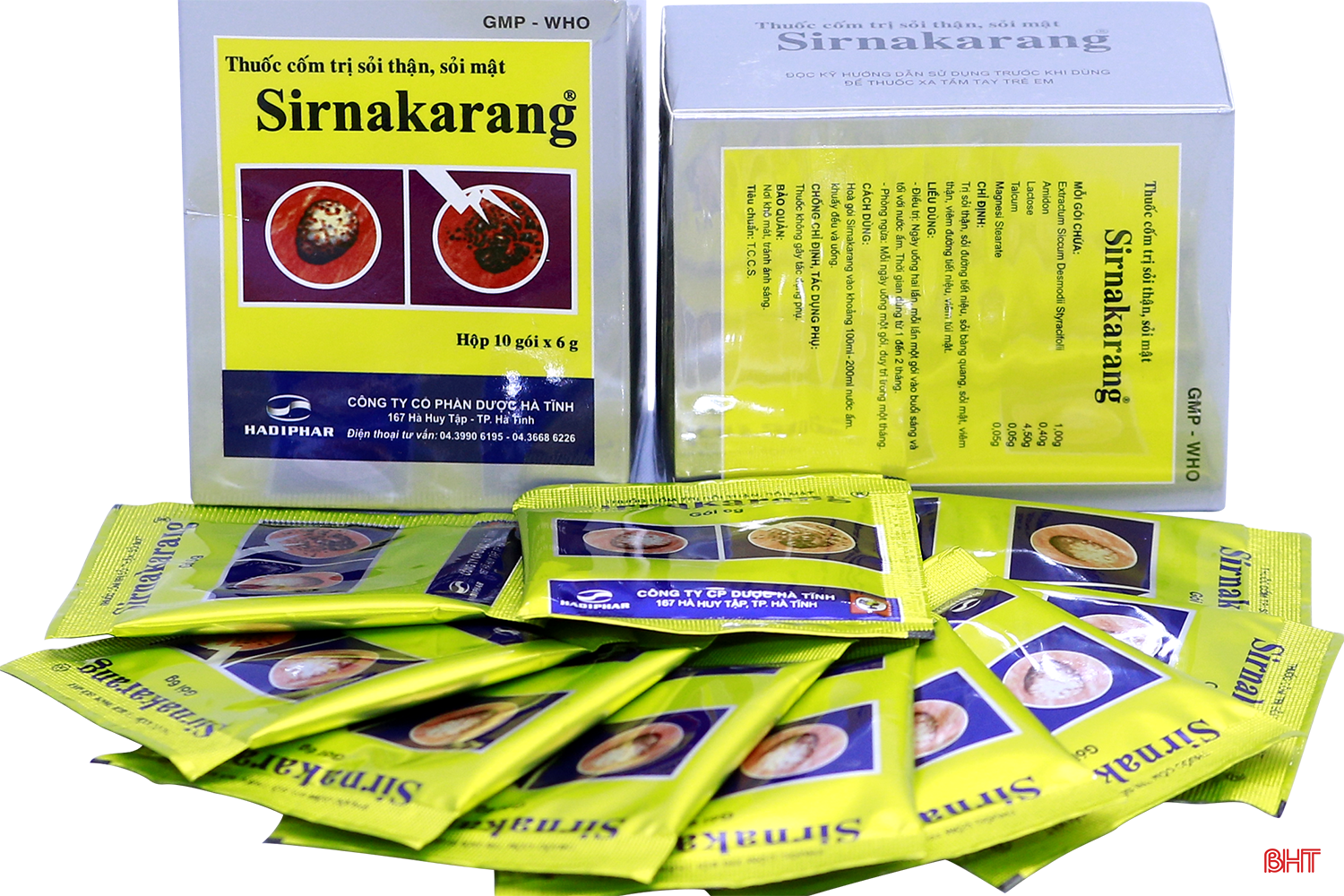 Sản phẩm Sirnakarang của Công ty CP Dược Hà Tĩnh.