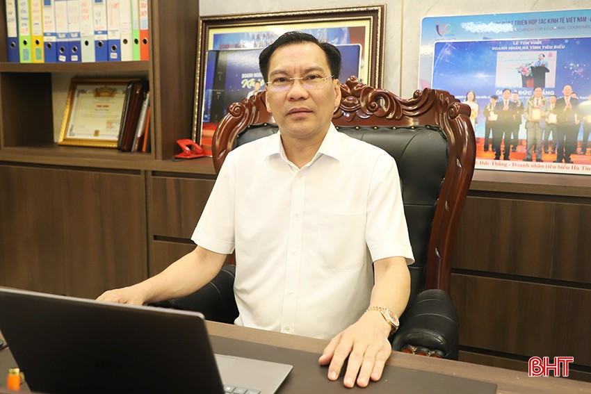 Mr. Le Duc Thang - Chairman of Ha Tinh Business Association: bqbht_br_55.jpg