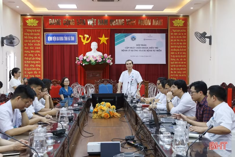 Bác sỹ BVĐK tỉnh được cập nhật kỹ năng chẩn đoán, điều trị bệnh lý dị ứng và các bệnh tự miễn