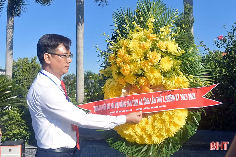 Phiên làm việc thứ nhất Đại hội đại biểu Hội Nông dân Hà Tĩnh nhiệm kỳ 2023 - 2028