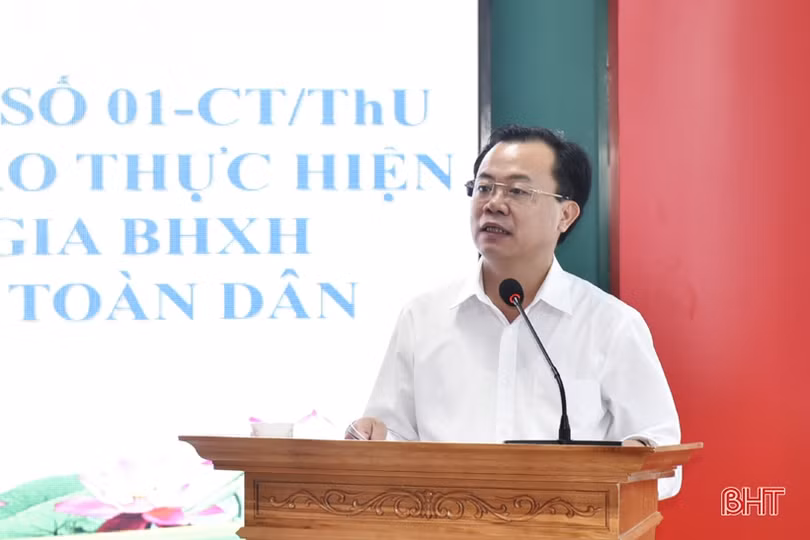 Thị xã Hồng Lĩnh tập trung các giải pháp tăng tỷ lệ bao phủ BHXH, BHYT