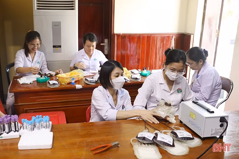 TX Kỳ Anh thu 348 đơn vị máu trong ngày hội hiến máu tình nguyện