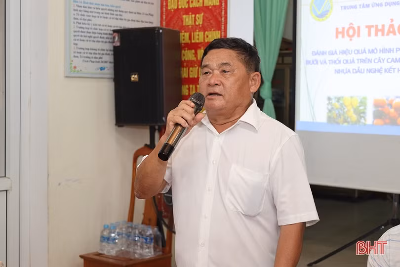 Cung cấp thêm giải pháp mới trong phòng trừ các bệnh trên cây cam, bưởi ở Hà Tĩnh