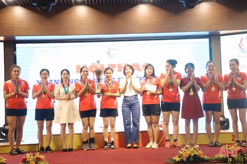 Agribank Chi nhánh tỉnh Hà Tĩnh nhất hội thao ngành ngân hàng