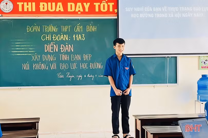 Giúp học sinh Hà Tĩnh xây dựng tình bạn đẹp, đẩy lùi bạo lực học đường