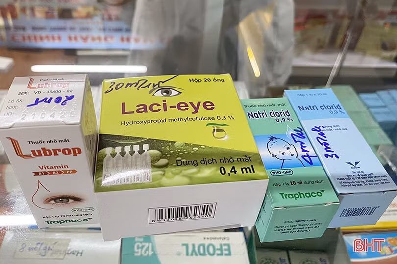 Hà Tĩnh khan hiếm thuốc trị đau mắt đỏ 