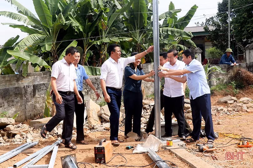 Can Lộc khởi công nhà ở cho hộ nghèo từ nguồn hỗ trợ của Bộ Công an