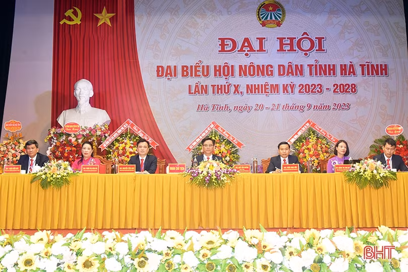 Bầu 28 đồng chí vào Ban Chấp hành Hội Nông dân Hà Tĩnh khóa X