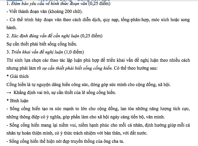 Gợi ý đáp án đề Ngữ văn kỳ thi tốt nghiệp THPT năm 2021