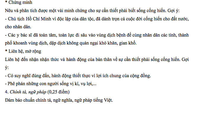 Gợi ý đáp án đề Ngữ văn kỳ thi tốt nghiệp THPT năm 2021