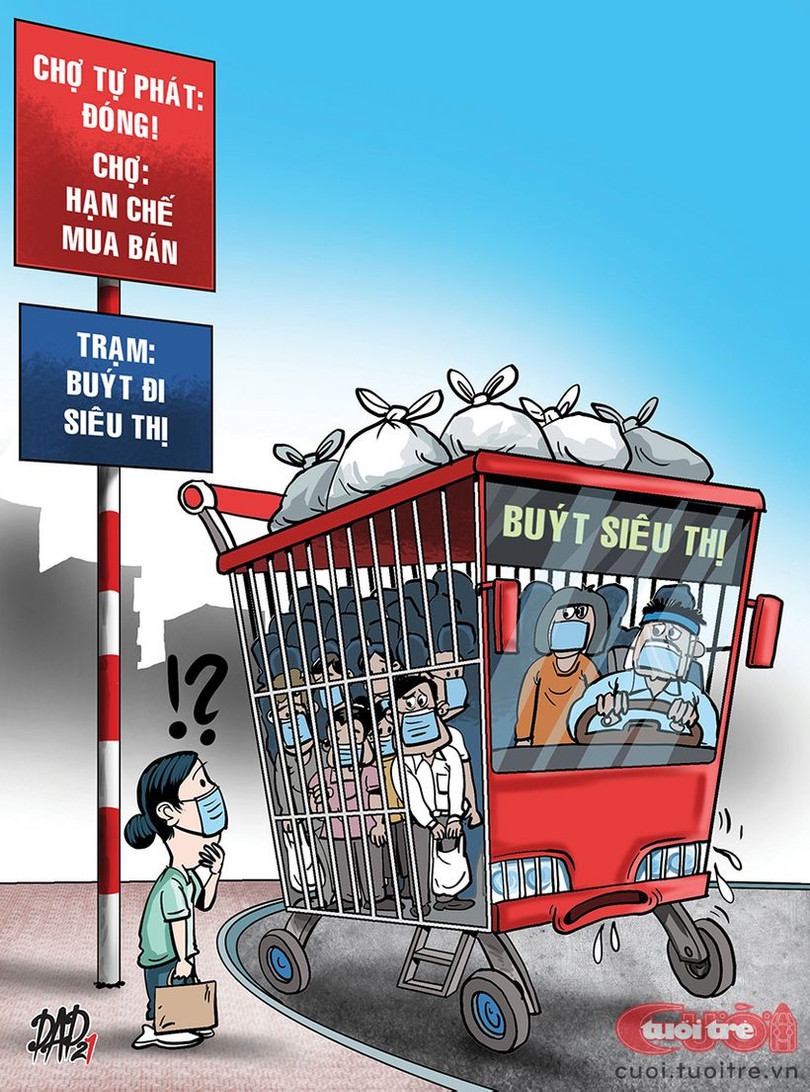 Đi siêu thị phải 5K nghiêm túc