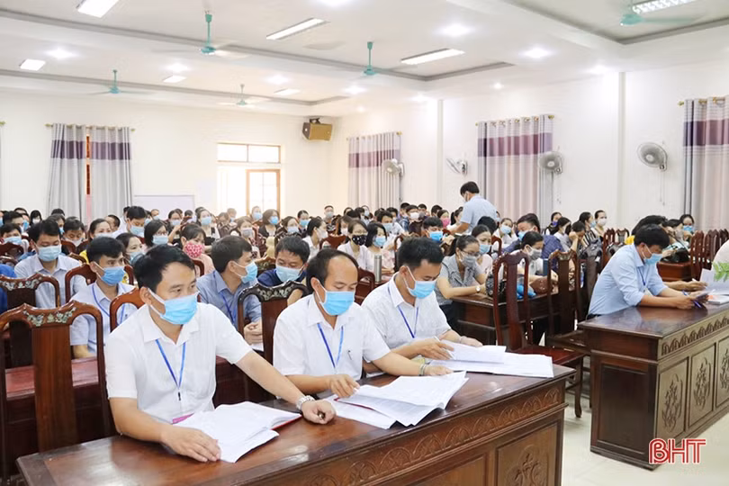 Sáng nay, 35 điểm thi tốt nghiệp THTP ở Hà Tĩnh quán triệt quy chế, chuẩn bị đón thí sinh