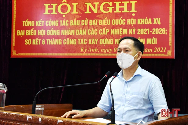 Huyện Kỳ Anh khen thưởng 31 tập thể, 64 cá nhân trong công tác bầu cử