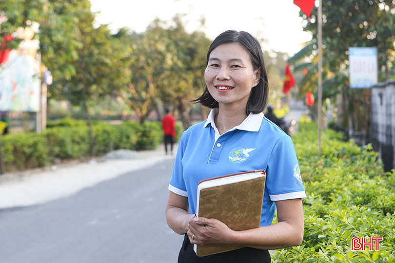 Chị Bùi Thị Thu - Thôn trưởng thôn Trường An, Ủy viên BTV Hội LHPN xã Hồng Lộc. bqbht_br_a2.jpg