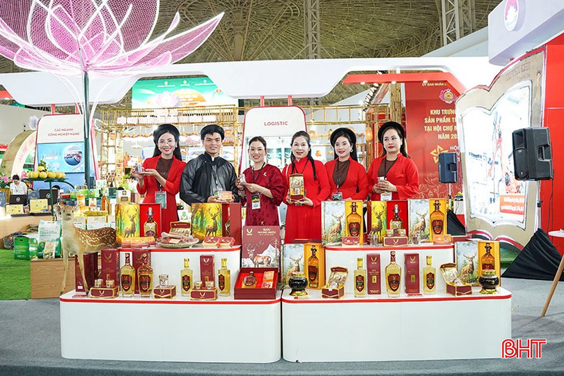 Nhiều sản phẩm đặc trưng của Hà Tĩnh được giới thiệu tại hội chợ. bqbht_br_a3.jpg