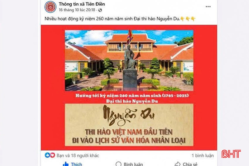 Cần đẩy mạnh tuyên truyền về lễ kỷ niệm 260 năm năm sinh Đại thi hào Nguyễn Du trên các trang truyền thông của các đơn vị, địa phương. bqbht_br_a4.jpg