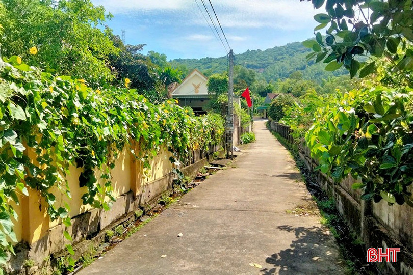 Tuyến đường ông Kiều Minh Khánh tự đứng ra hiến đất và kêu gọi Nhân dân trong tổ dân phố cùng chung sức mở, xây dựng tại TDP Quỳnh Lâm. bqbht_br_a6.jpg