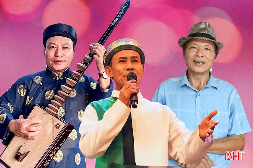 3 nghệ nhân được Hội đồng cấp tỉnh xét tặng danh hiệu "Nghệ nhân Nhân dân" đợt này gồm: Trần Văn Đài, Nguyễn Trọng Tuấn và Hoàng Bá Ngọc (từ trái qua). 3 nghệ nhân được Hội đồng cấp tỉnh xét tặng danh hiệu "Nghệ nhân Nhân dân" đợt này gồm: Trần Văn Đài, Nguyễn Trọng Tuấn và Hoàng Bá Ngọc (từ trái qua).