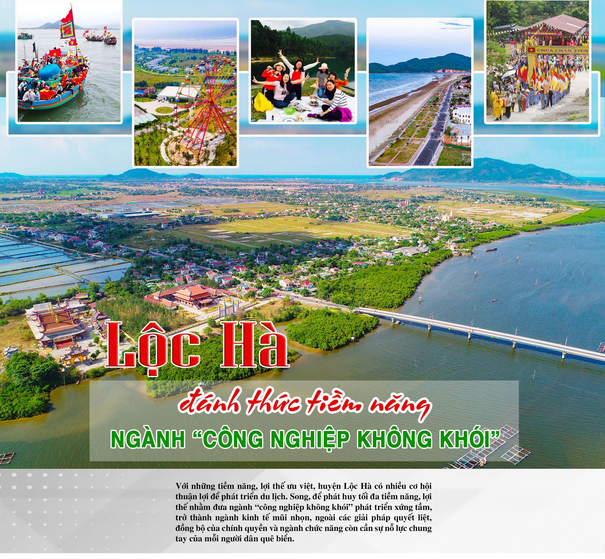 Lộc Hà đánh thức tiềm năng ngành “công nghiệp không khói” (bài 1): Vùng quê thơ mộng và giàu trầm tích văn hóa