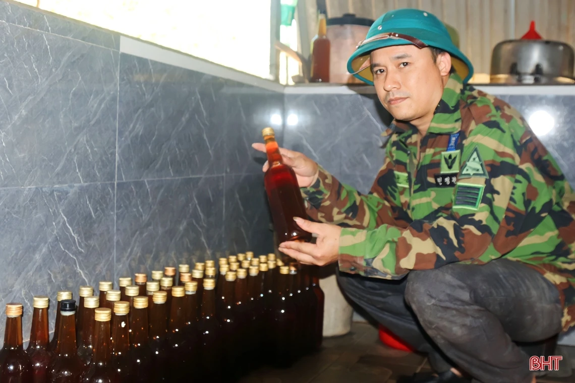 Vũ Quang vào mùa gom mật ngọt