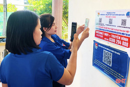 190 mã QR code tuyên truyền các bộ luật về trẻ em và thanh niên ở Nghi Xuân