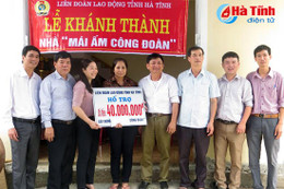 Hỗ trợ 80 triệu đồng làm nhà “Mái ấm Công đoàn”