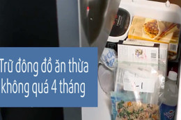 Cách bảo quản thức ăn thừa an toàn