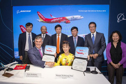 Vietjet ký mua 100 tàu bay Boeing B737 MAX trị giá 12,7 tỷ USD