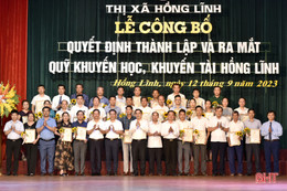 Quỹ khuyến học, khuyến tài Hồng Lĩnh cảm ơn các cơ quan, doanh nghiệp, tổ chức và các nhà hảo tâm