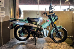 Honda CT125 màu Safari Green nhìn độc đáo