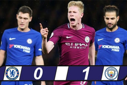 De Bruyne bắn hạ Chelsea, Man City giữ vững ngôi đầu