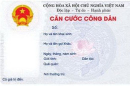 Bộ Công an công bố 21 thủ tục cấp đổi thẻ Căn cước công dân