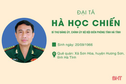 Bí thư Đảng ủy - Chính ủy BĐBP Hà Tĩnh và những mục tiêu nhiệm kỳ 2020-2025