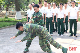 Đồn Biên phòng Lạch Kèn ra quân huấn luyện đầu năm