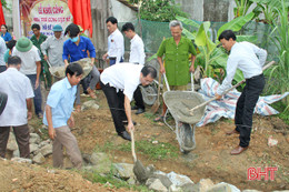 Lộc Hà khởi công nhà thờ liệt sỹ Hồ Sỹ Lựu