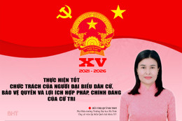 Thực hiện tốt chức trách của người đại biểu dân cử, bảo vệ quyền và lợi ích hợp pháp, chính đáng của cử tri