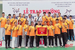 Hà Tĩnh xếp thứ 2 Giải vô địch Karate khu vực miền Trung - Tây Nguyên