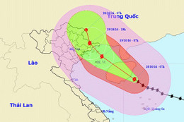 Tin mới nhất về siêu bão số 7: Bão cách đất liền 420km