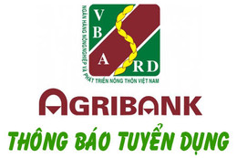 Agribank Hà Tĩnh tuyển dụng 15 vị trí làm việc