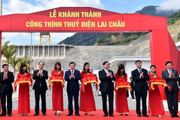 Khánh thành Thủy điện Lai Châu trước thời hạn một năm