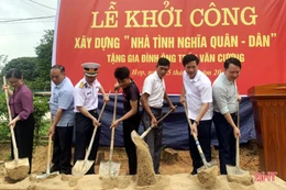 Xây mới, sửa chữa 45 nhà tình nghĩa ở huyện Kỳ Anh