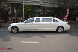 Vừa thông quan, Mercedes-Maybach S600 Pullman đầu tiên Việt Nam đã lượn phố