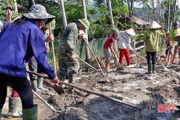 Hương Thọ huy động hơn 6.000 ngày công làm GTNT